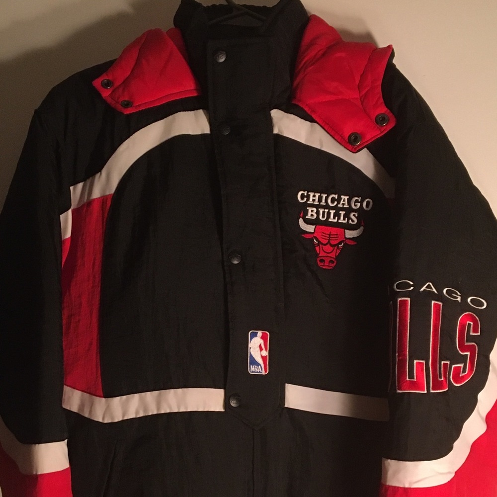Logo Athletic Chicago Bulls Coat Boys L 14-16